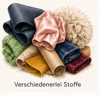 Verschiedenerlei Stoffe