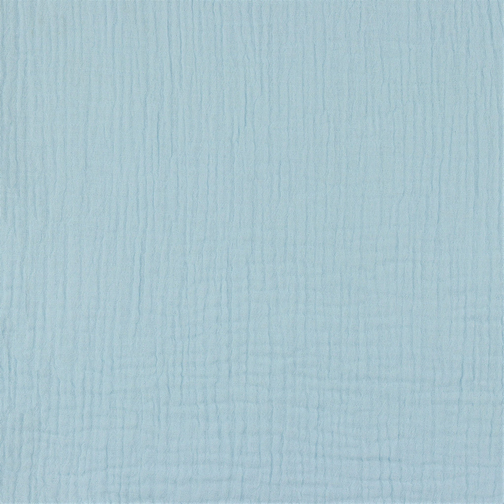 Bio-Musselin hellblau (GOTS-zertifiziert)