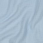 Bio-Musselin hellblau (GOTS-zertifiziert)
