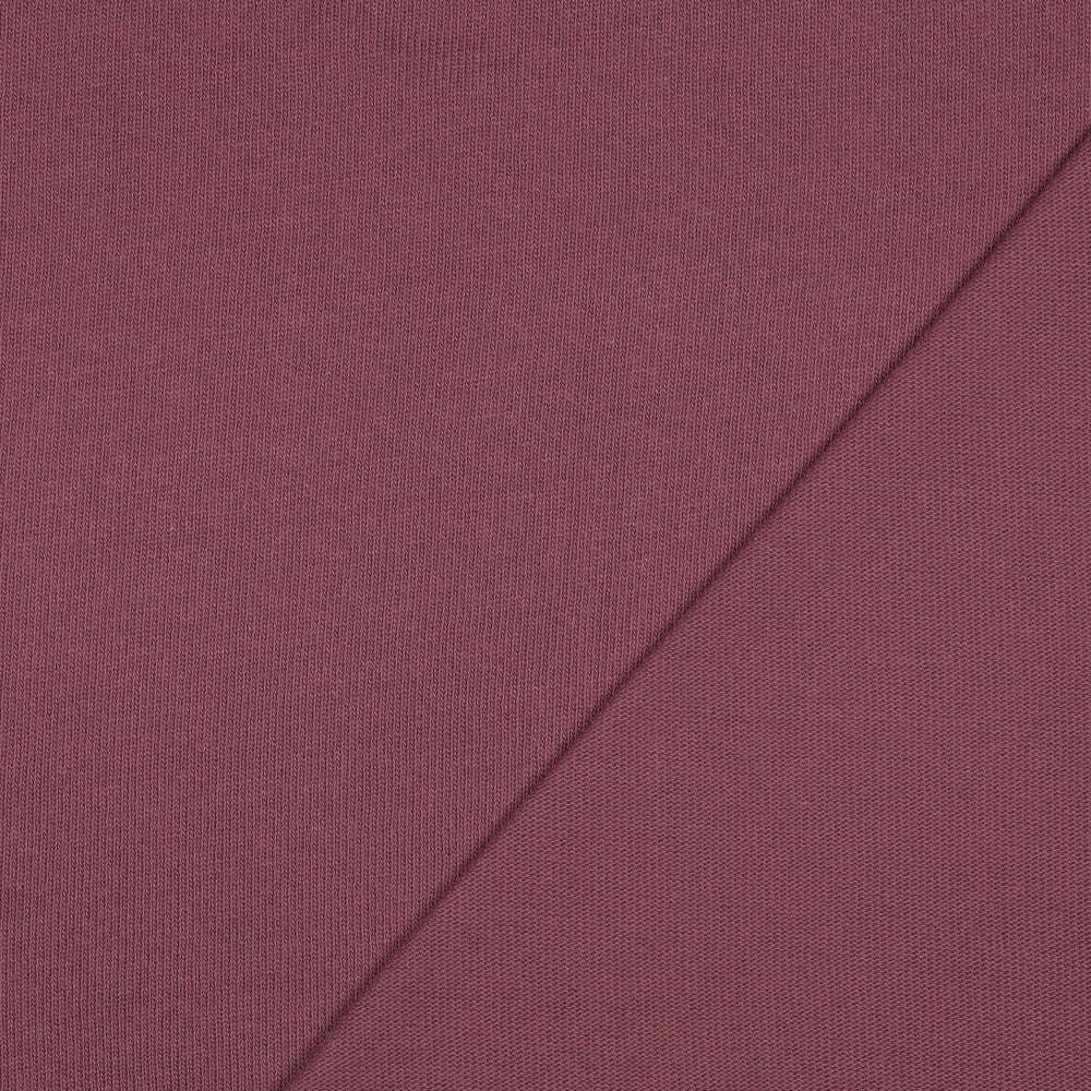 Strickstoff mauve (100% Baumwolle)