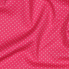 Popeline pink klein gepunktet