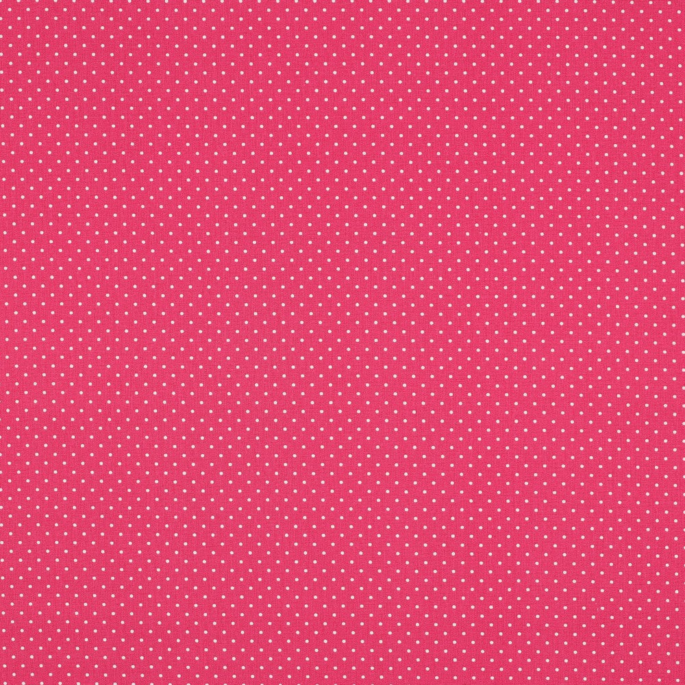 Popeline pink klein gepunktet
