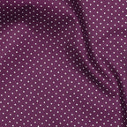 Popeline lila klein gepunktet
