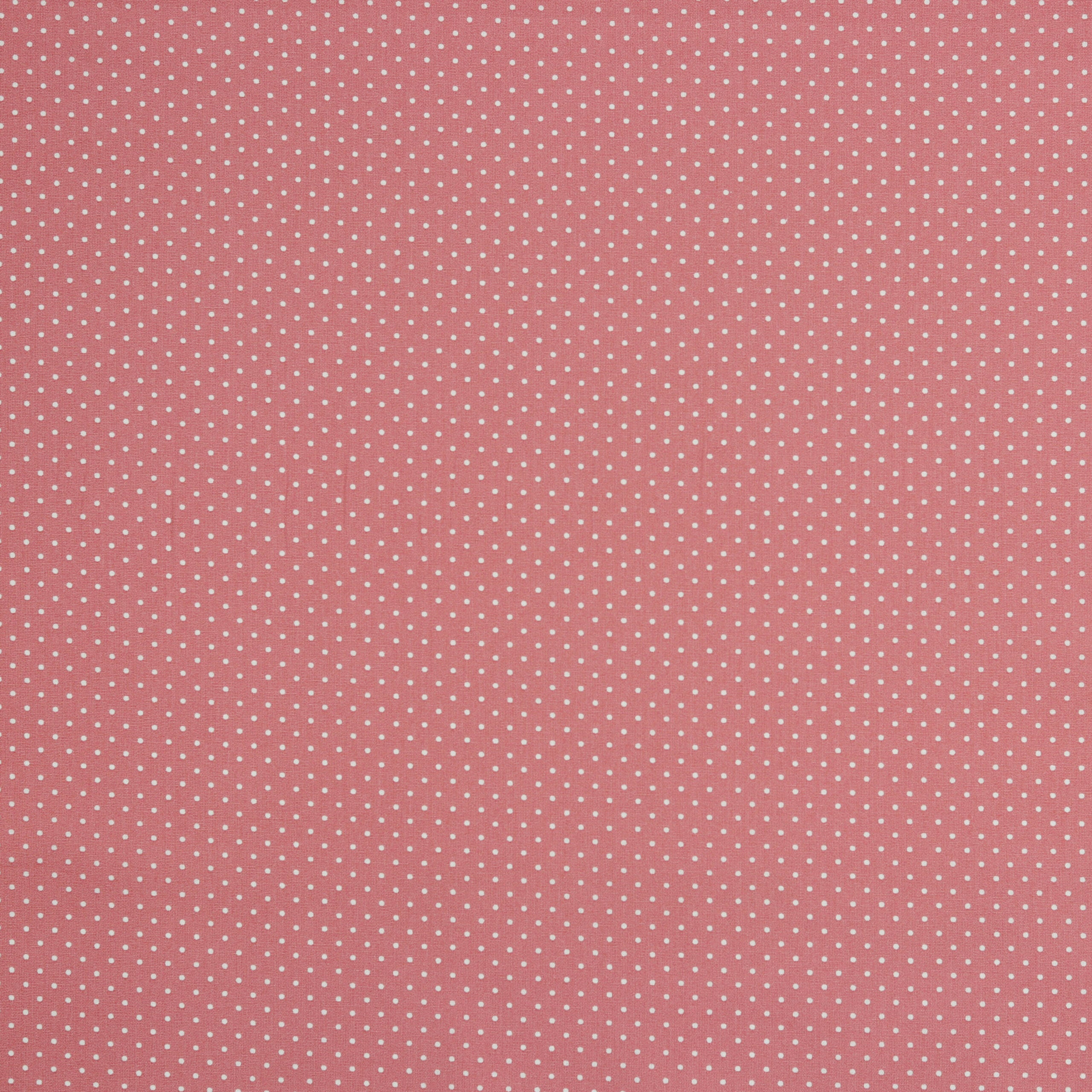 Popeline rosa klein gepunktet