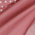 Popeline rosa klein gepunktet