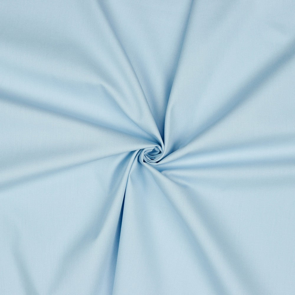 Popeline hellblau