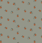 Bio-Baumwolljersey mint mit Früchten (GOTS-zertifiziert)