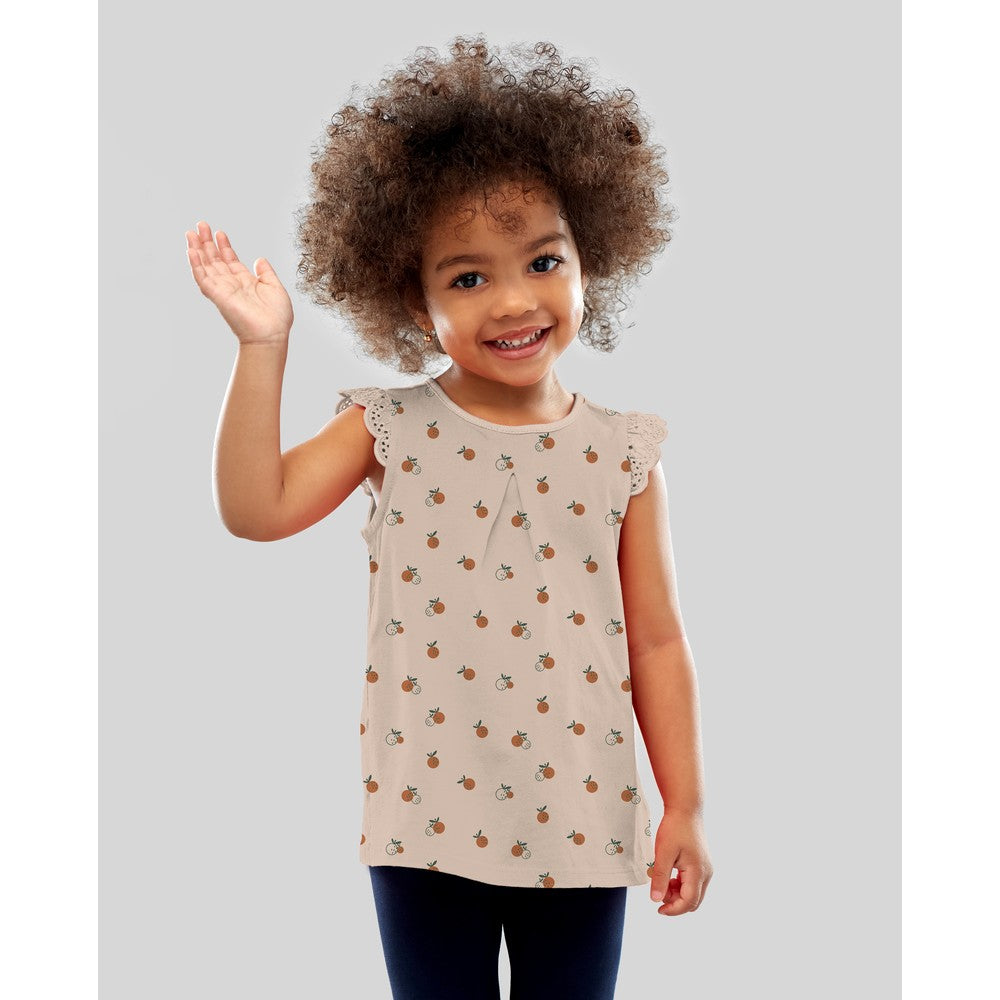 Bio-Baumwolljersey mint mit Früchten (GOTS-zertifiziert)