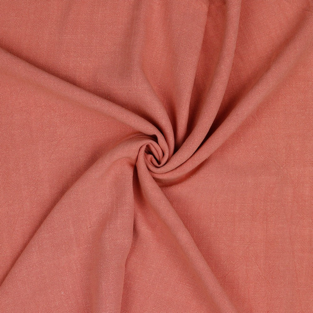 Leinenviskose korallenfarben