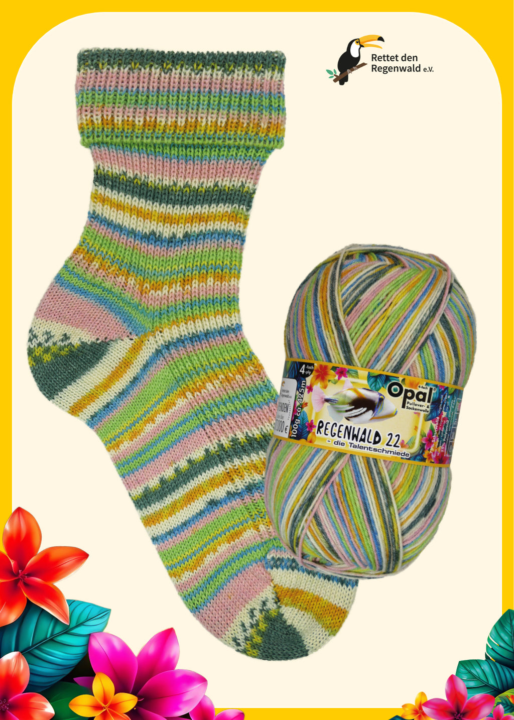 Opal Regenwald 22 4fach