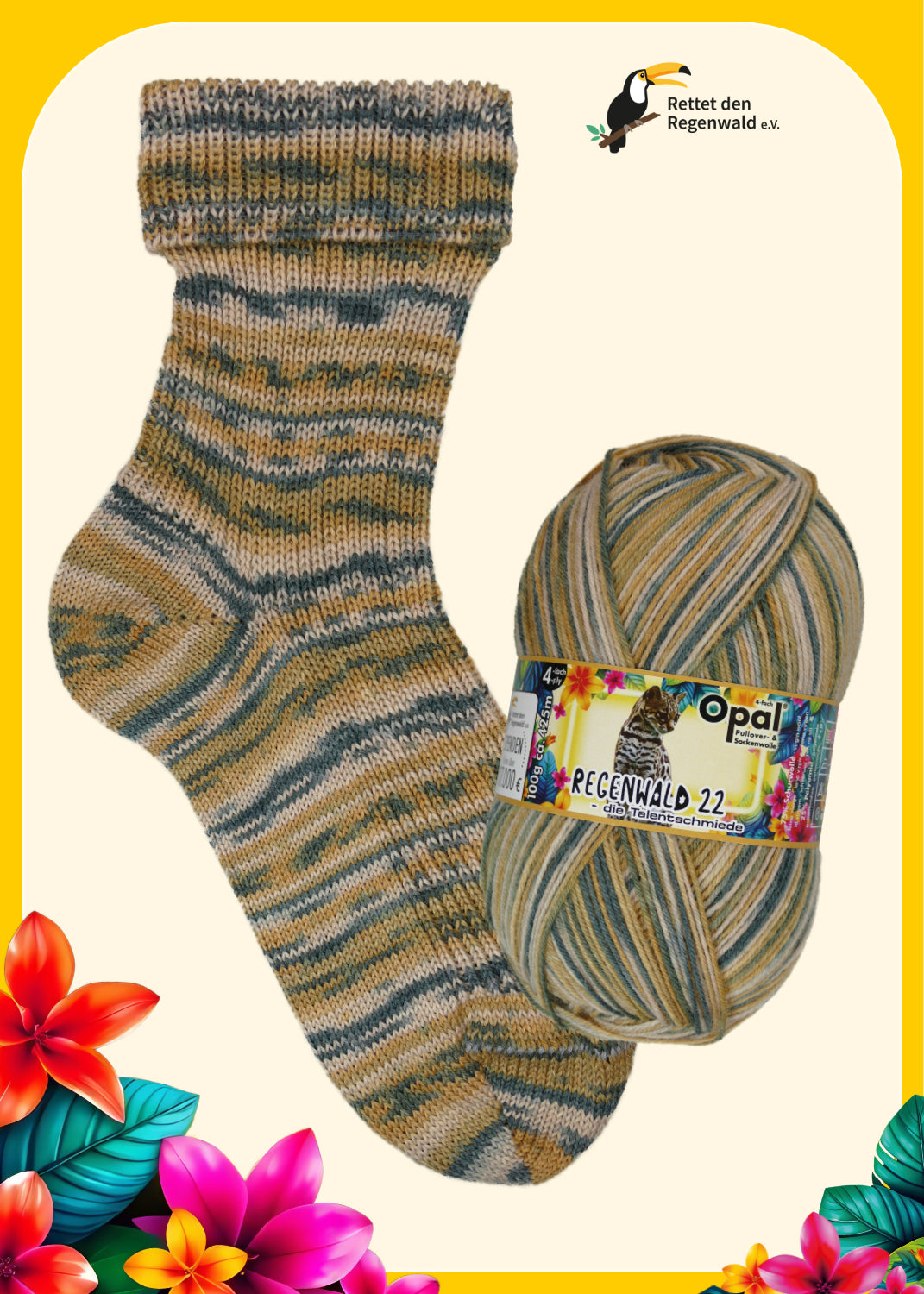 Opal Regenwald 22 4fach
