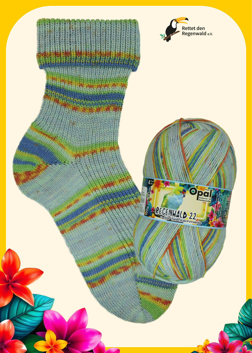 Opal Regenwald 22 4fach