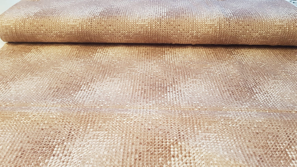 Baumwolljersey Druck altrosa Schlangenhaut-Look