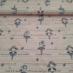 Baumwolljersey hellrosa mit Feen