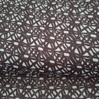 Viskose grün/schwarz gemustert (transparent)