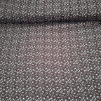 Viskose grün/schwarz gemustert (transparent)