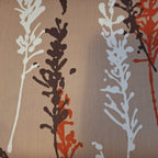 Popeline hellbraun mit Ästen