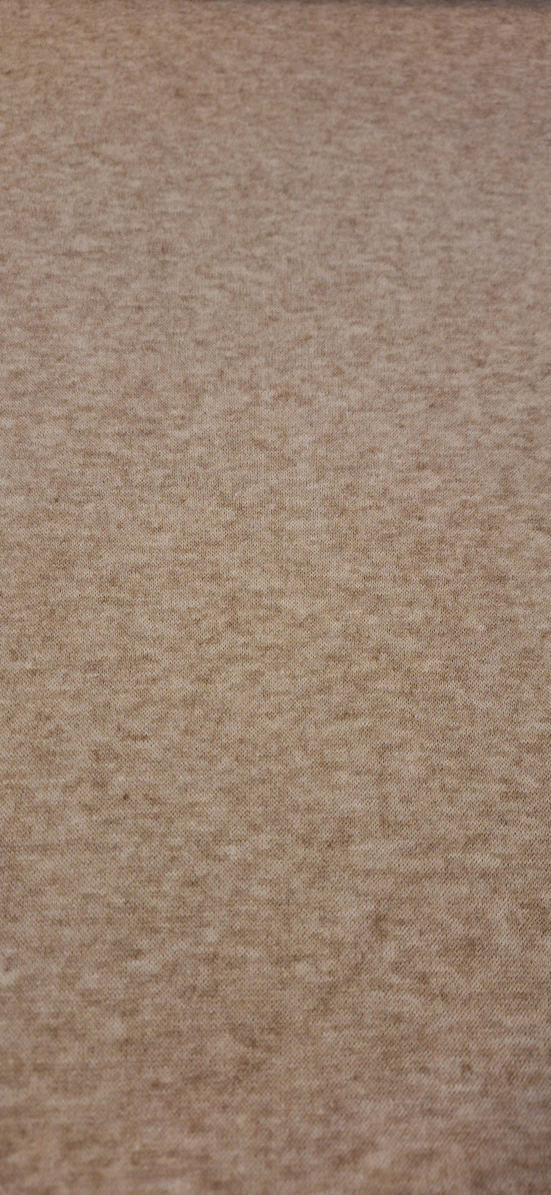 Strickjersey beige meliert