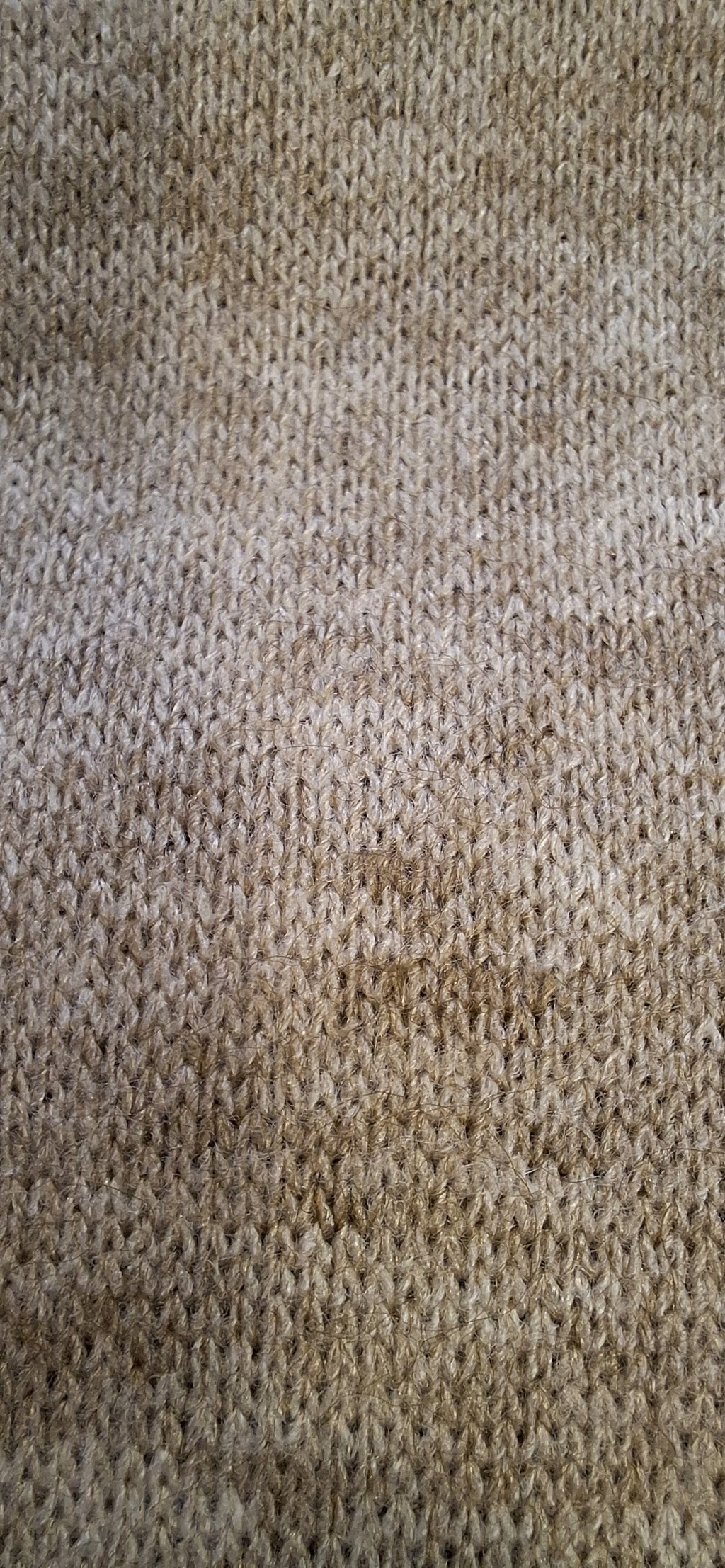 Strickjersey beige meliert