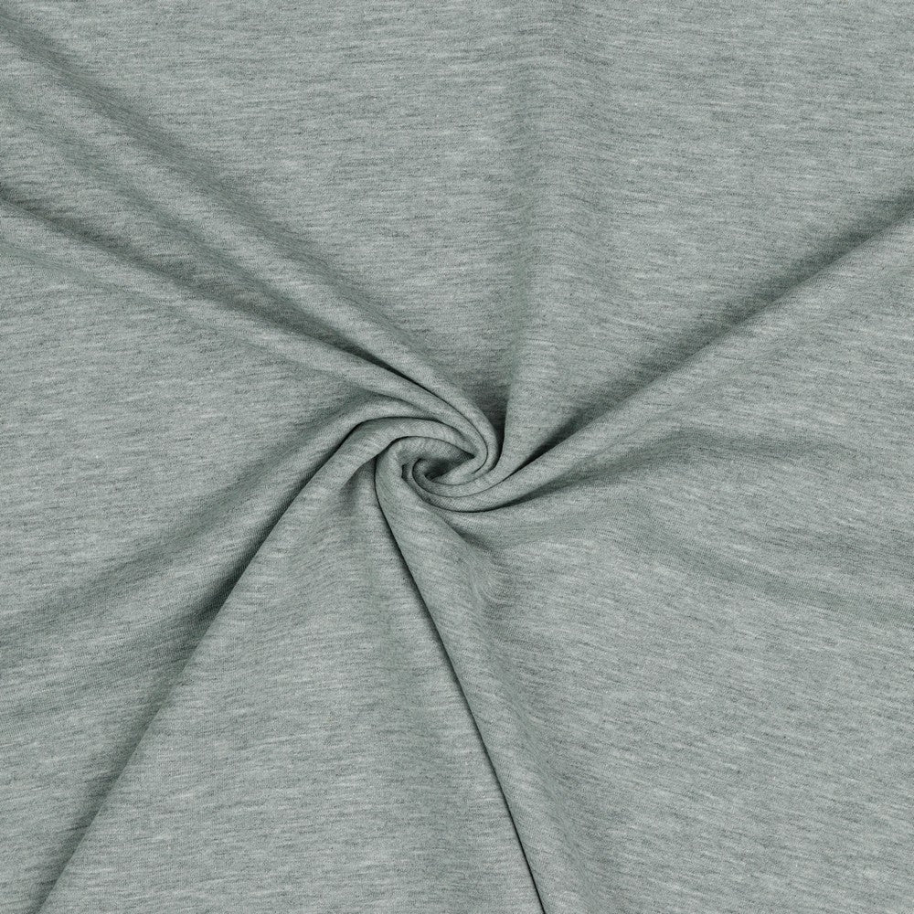 French Terry grau meliert