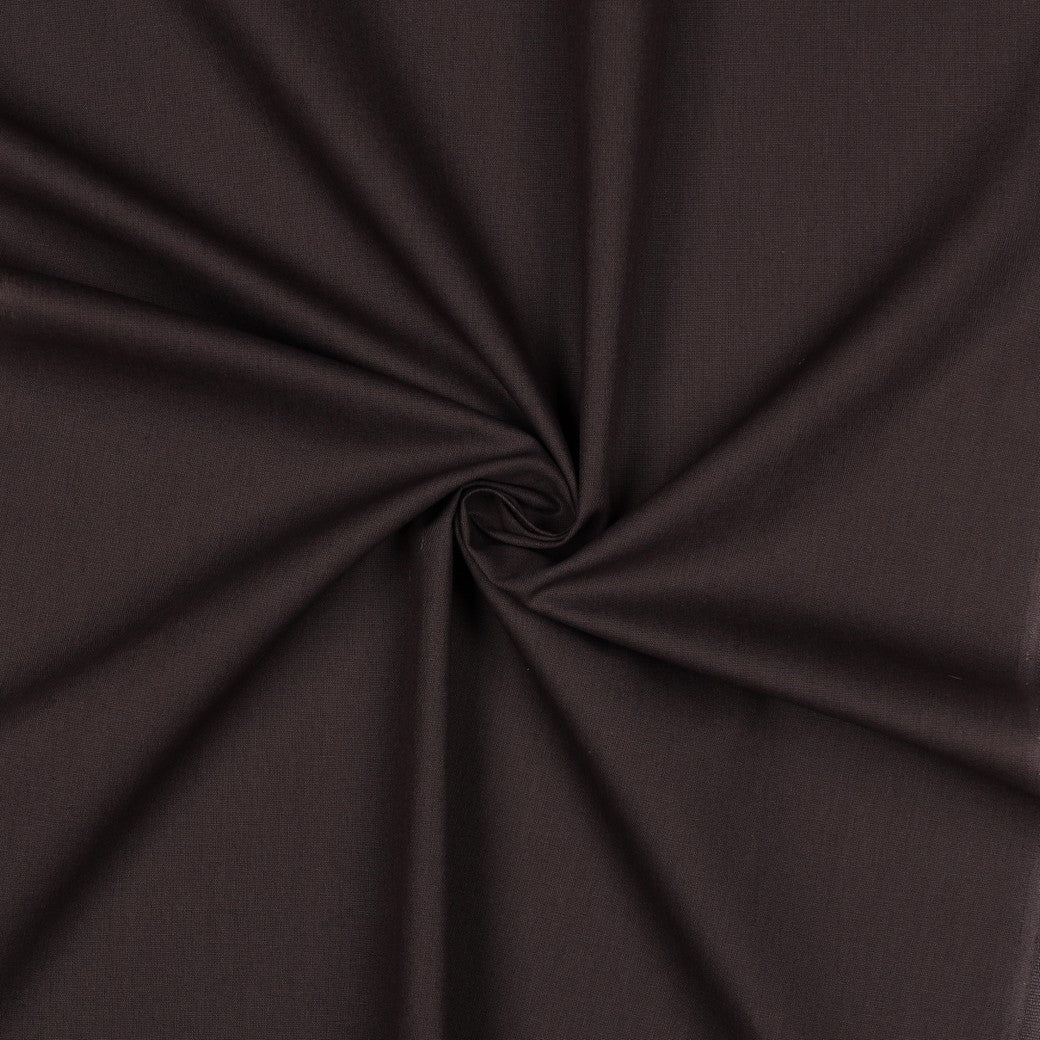 Popeline dunkelbraun