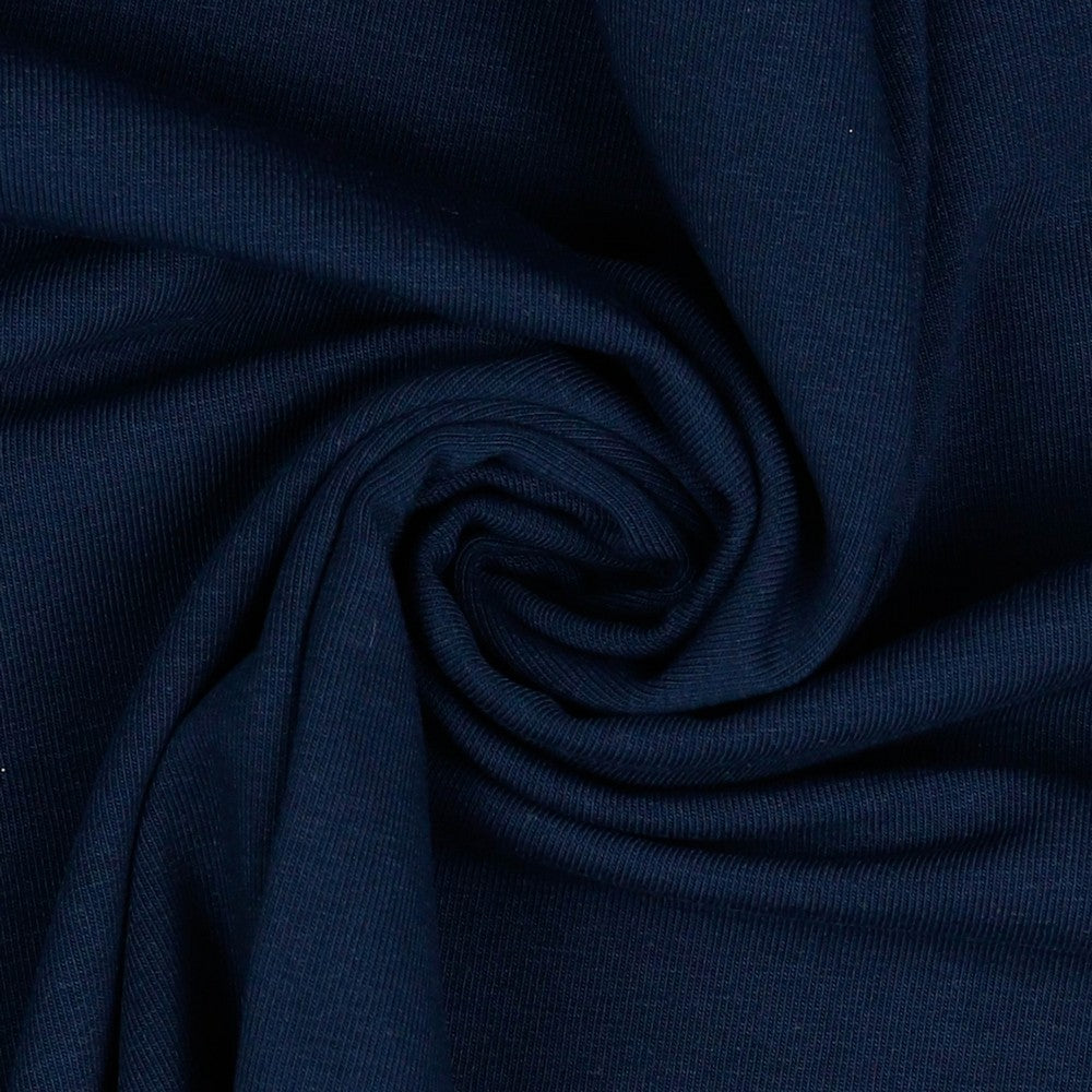Baumwolljersey marineblau