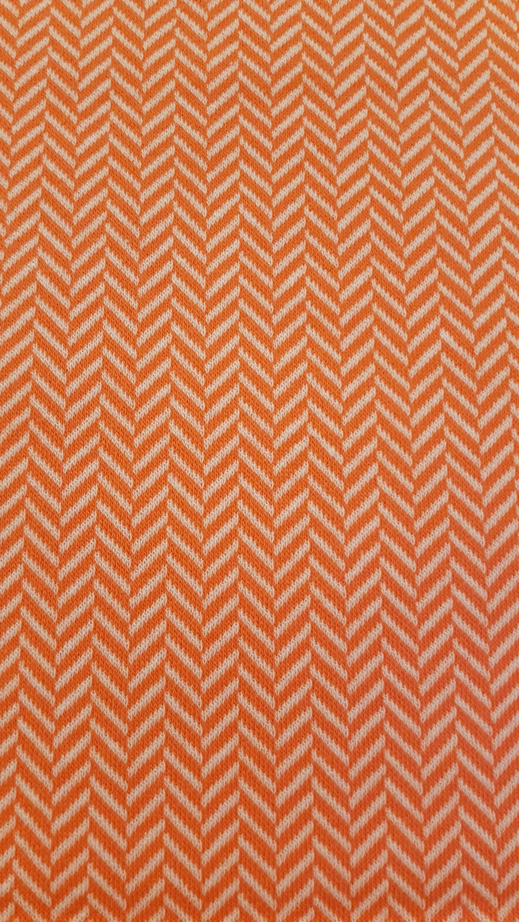 Bio-Jacquard rot/weiß Fischgrätenmuster (GOTS-zertifiziert)