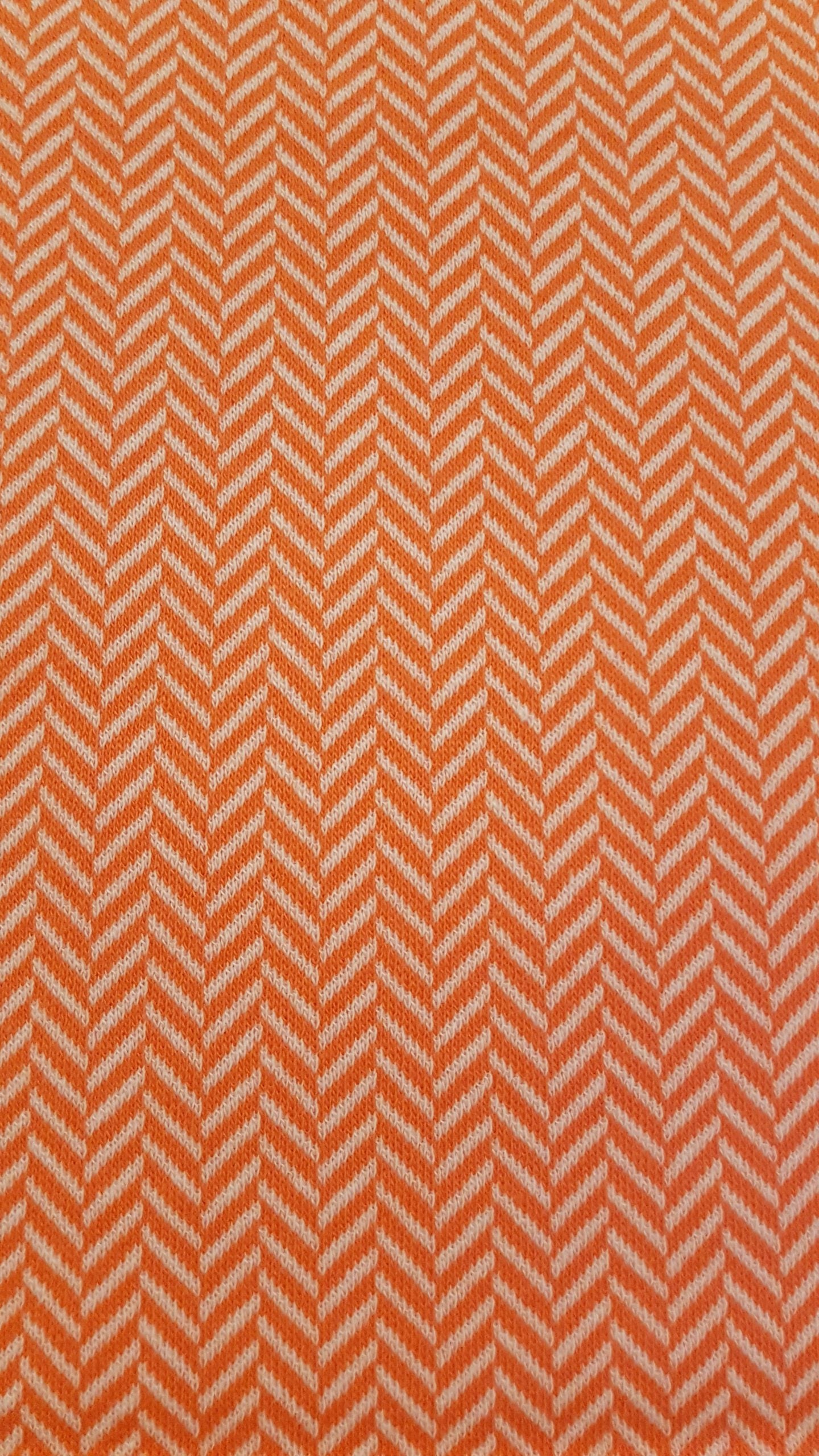 Bio-Jacquard rot/weiß Fischgrätenmuster (GOTS-zertifiziert)