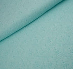 Bio-Sommerstrick mint mit Blüten (GOTS-zertifiziert)