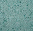 Bio-Sommerstrick mint mit Blüten (GOTS-zertifiziert)