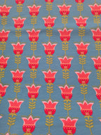 Bio-Baumwolljersey Lanitulipa blau
