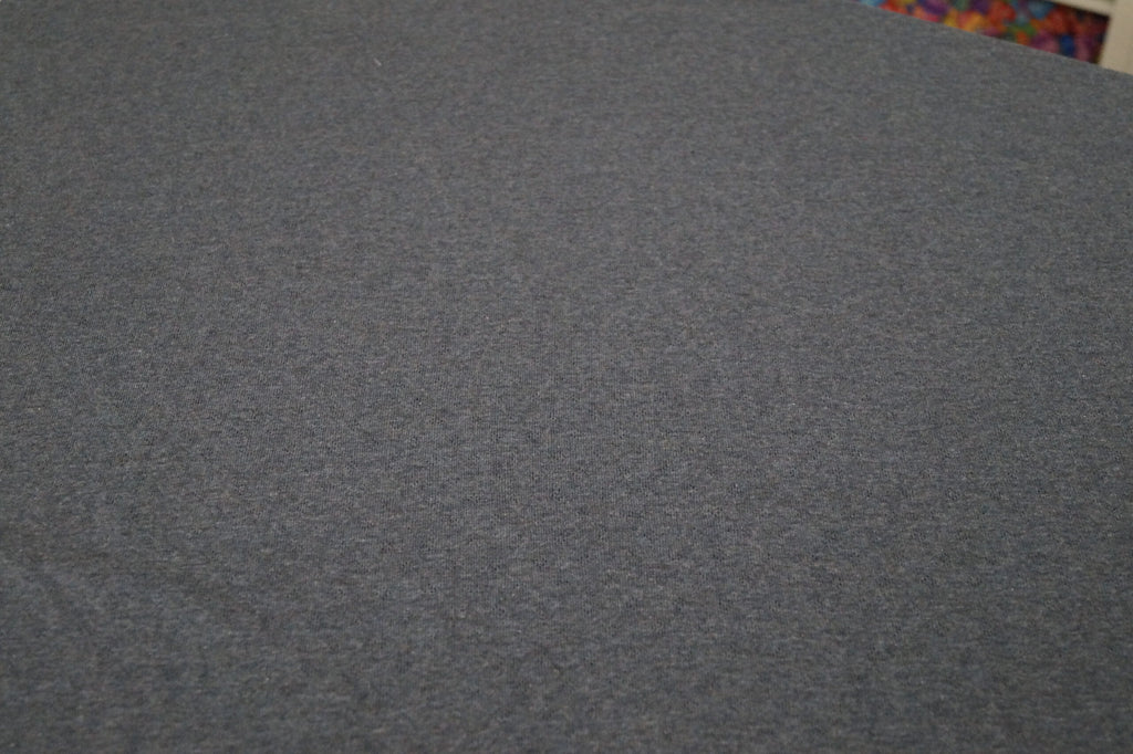 Pointoille Feinstrickjersey (Ajour) dunkelblau meliert