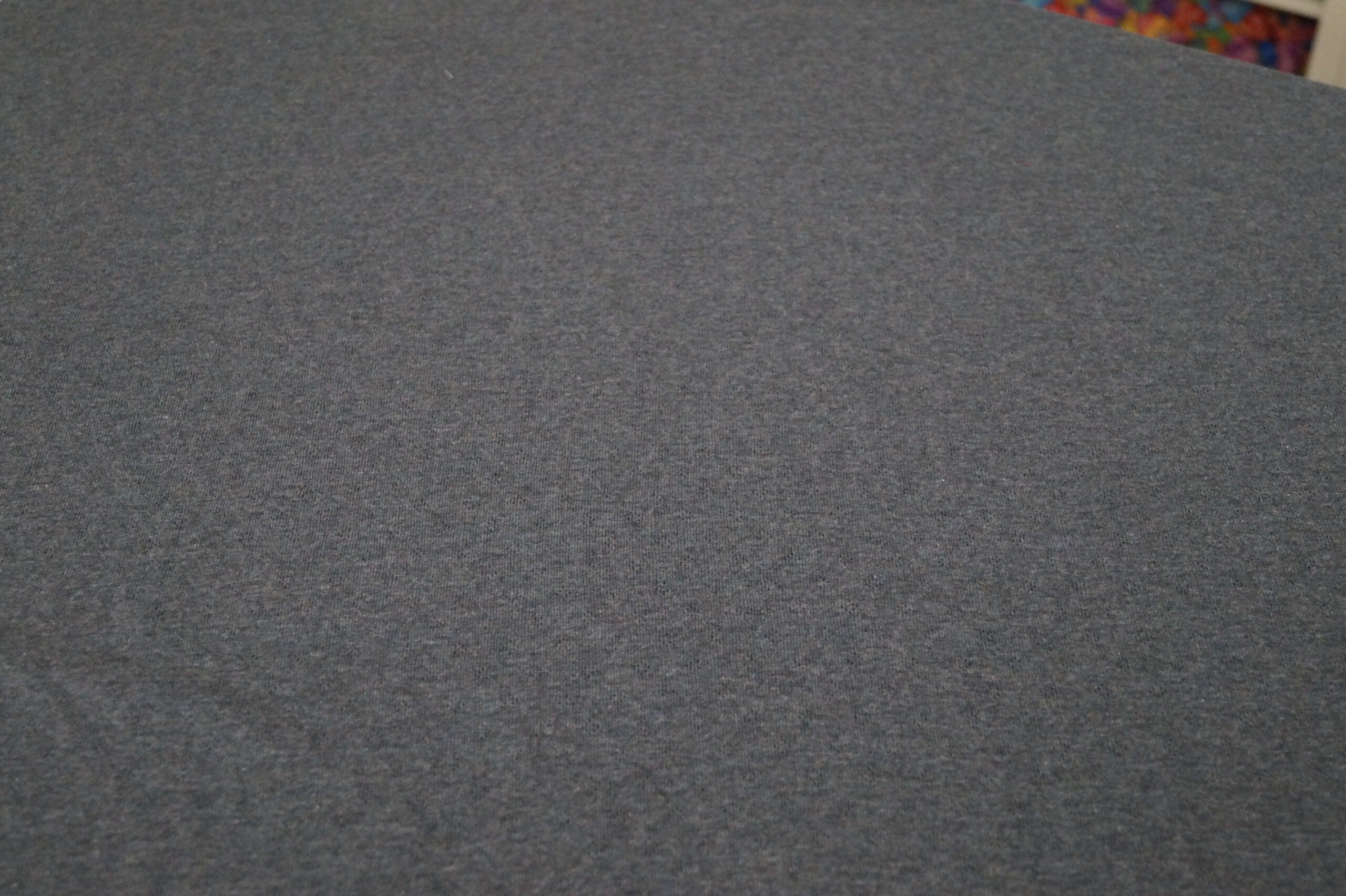 Pointoille Feinstrickjersey (Ajour) dunkelblau meliert