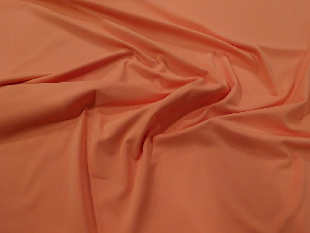 Baumwolljersey lachsfarben