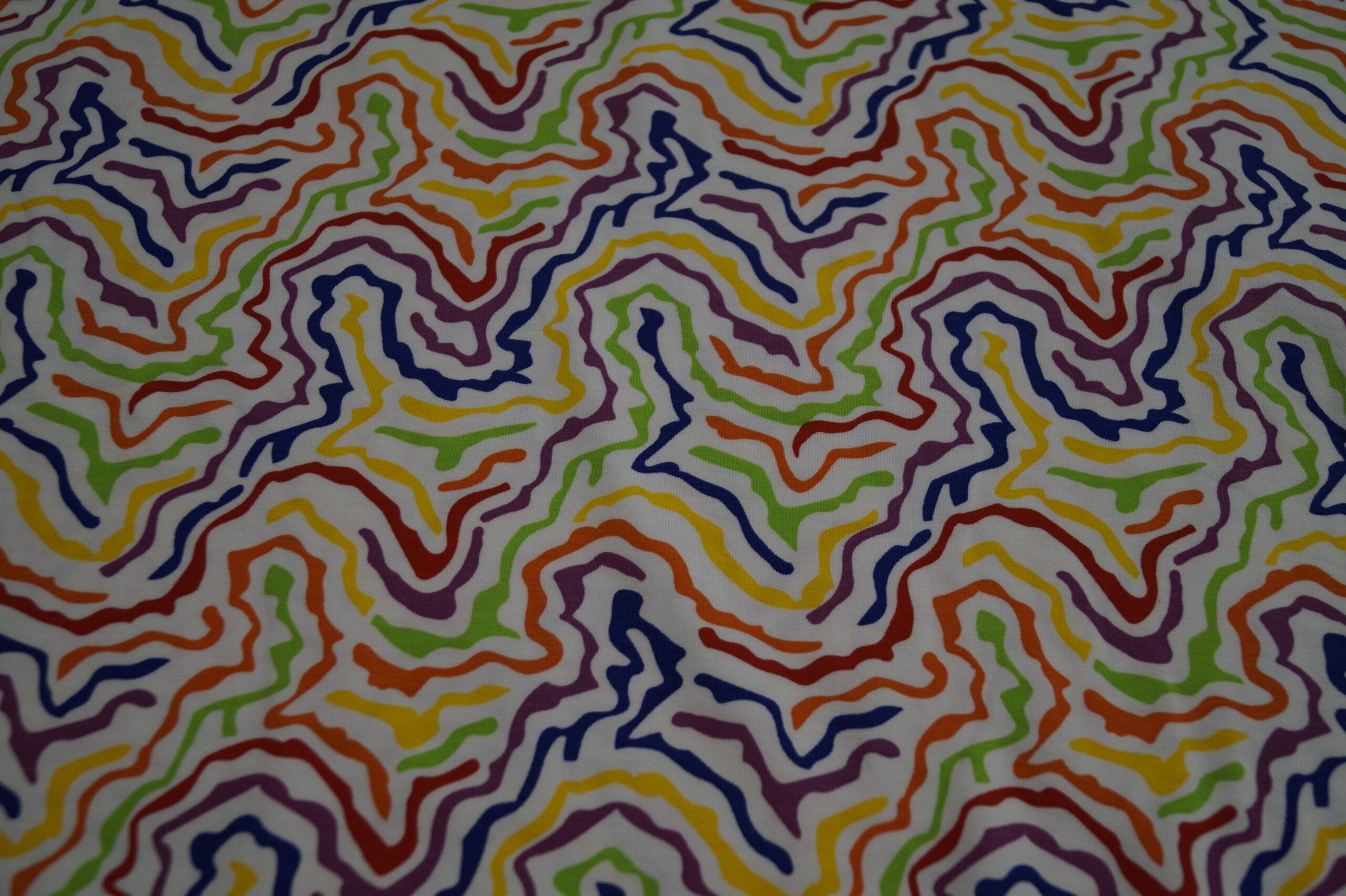 Baumwolljersey regenbogenfarben