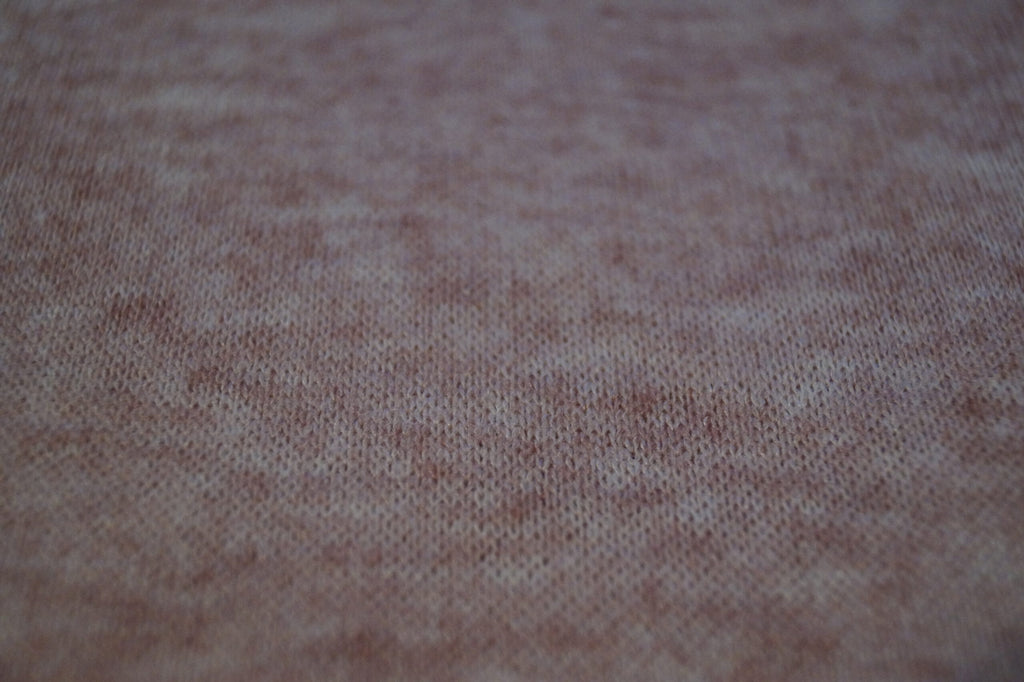 Strickjersey rosa meliert