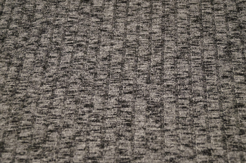 Strickstoff grau meliert