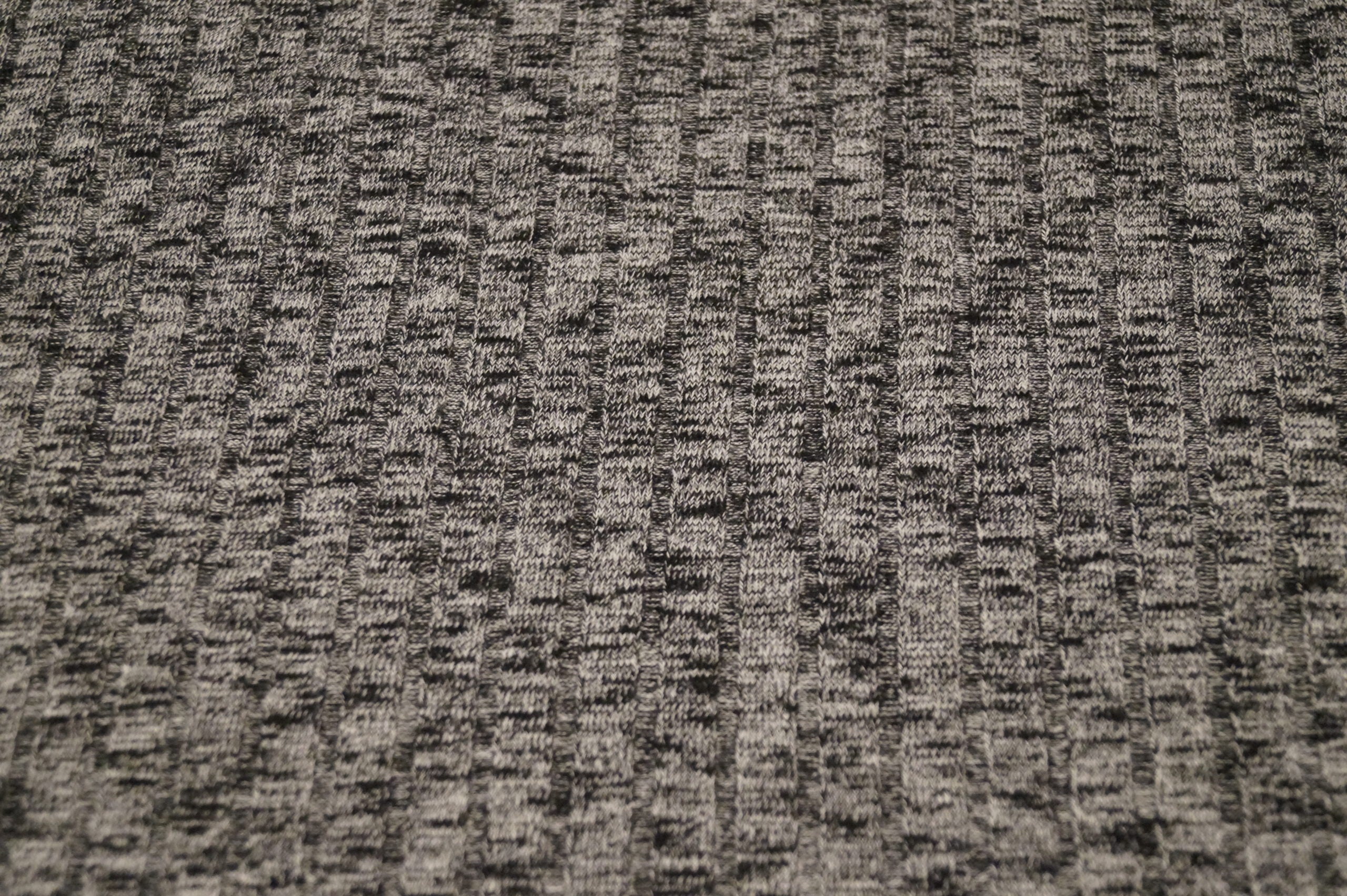 Strickstoff grau meliert