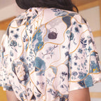 Ecoviskose mit japanischen Motiven (ECOVERO)