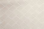 Kunstleder elfenbeinweiß in Flechtoptik