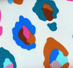 Bio-Sommersweat ecru mit Leomuster