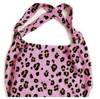 Krinkelmusselin pink mit Leoprint