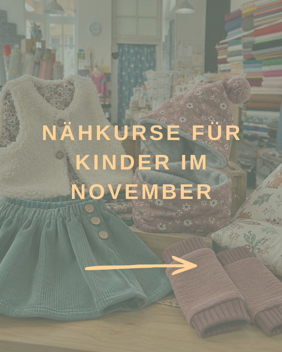 Nähkurse für Kinder im November