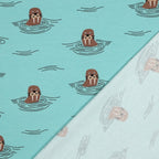 Softsweat dunkelmint mit Walrössern