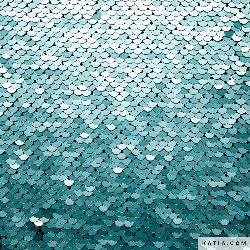 Wendepailletten zweifarbig türkis/bronze