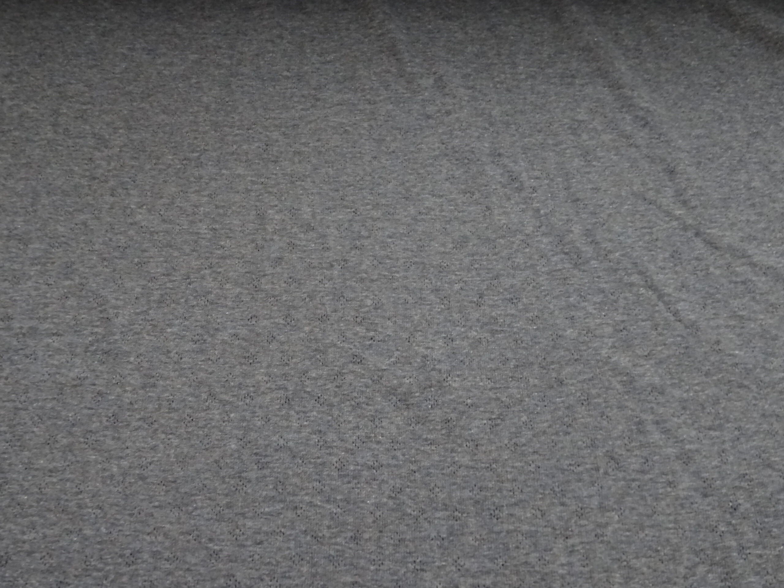Pointoille Feinstrickjersey (Ajour) dunkelblau meliert