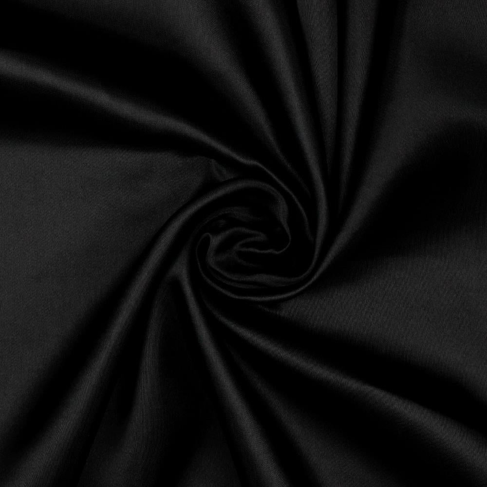 Polyestersatin schwarz