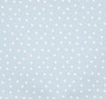 Popeline hellblau mit Tierpfoten
