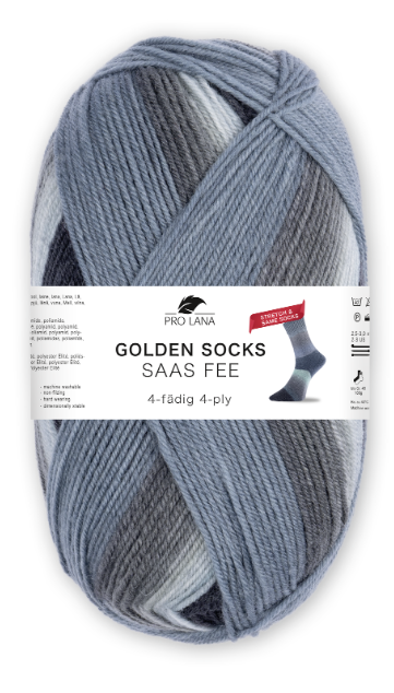 Pro Lana Golden Socks Saas Fee Stretch 4-fach