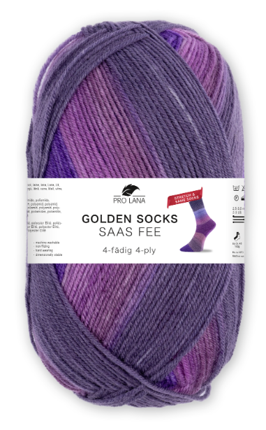 Pro Lana Golden Socks Saas Fee Stretch 4-fach